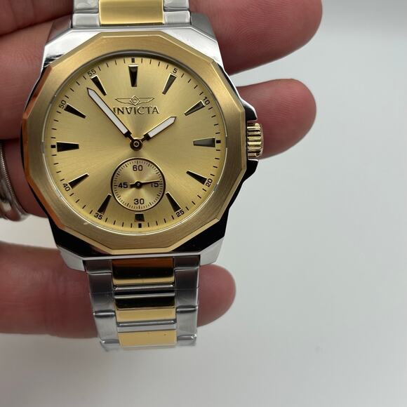 Invicta Speedway 49329 Mens 42mm Two Tone Stainless Steel Quartz Watch BNWT - Picture 13 of 17